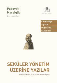 Seküler Yönetim Üzerine Yazılar kitap kapağı