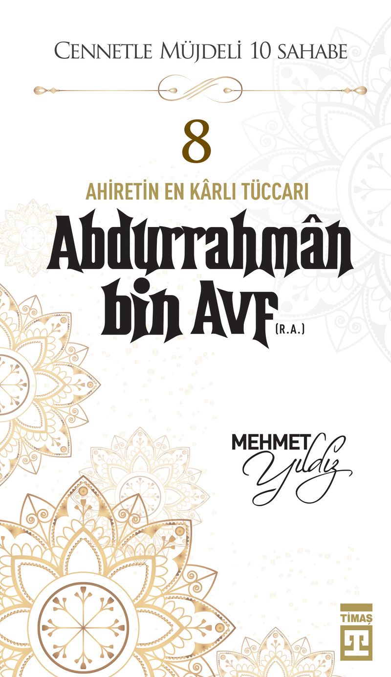 Abdurrahman Bin Avf (R.A.) kitap kapağı