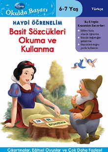 Haydi Öğrenelim Basit Sözcükleri Okuma ve Kullanma 6-7 Yaş / Disney Okulda Başarı 15 (Prenses) kitap kapağı