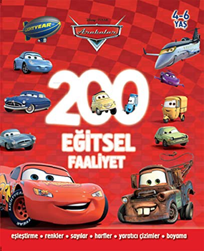 Disney Arabalar 200 Eğitsel Faaliyet kitap kapağı