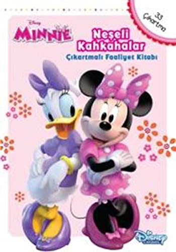 Disney Minnie Neşeli Kahkahalar Çıkartmalı Faaliyet Kitabı kitap kapağı