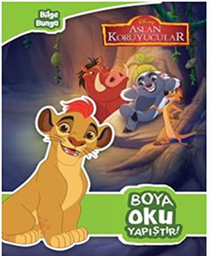 Aslan Koruyucular Boya Oku Yapıştır kitap kapağı