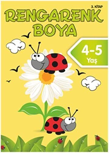 Rengarenk Boya 4-5 Yaş (3. Kitap) kitap kapağı