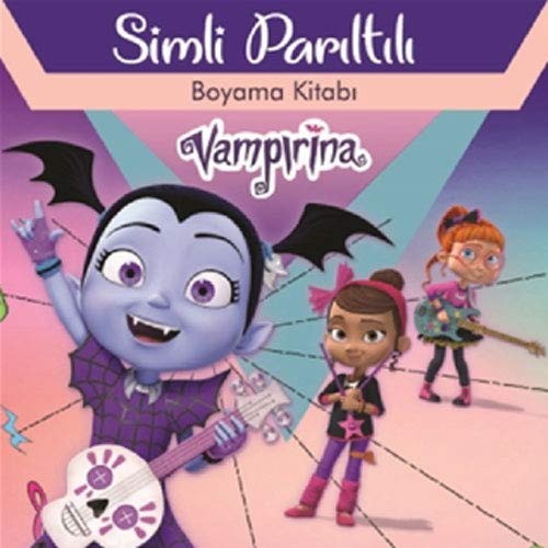 Disney Vampirina Simli Parıltılı Boyama Kitabı kitap kapağı