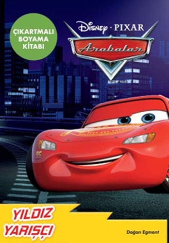 Disney Pixar Arabalar Yıldız Yarışçı Çıkartmalı Boyama Kitabı kitap kapağı