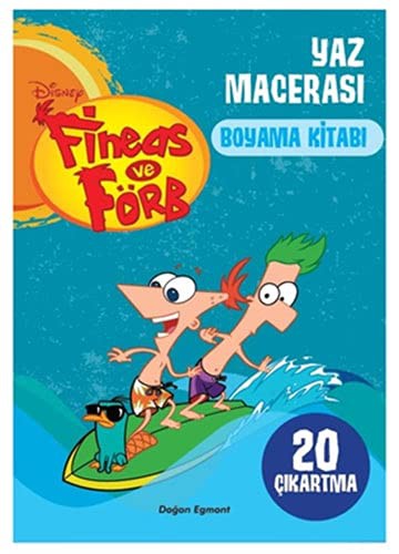 Fineas ve Förb Yaz Macerası Boyama Kitabı kitap kapağı