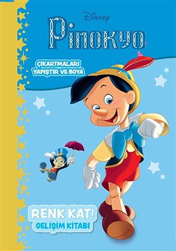 Disney Pinokyo Renk Kat Gelişim Kitabı kitap kapağı