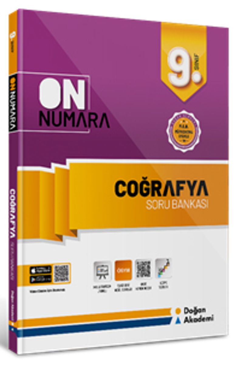 9. Sınıf On Numara Coğrafya Soru Bankası kitap kapağı