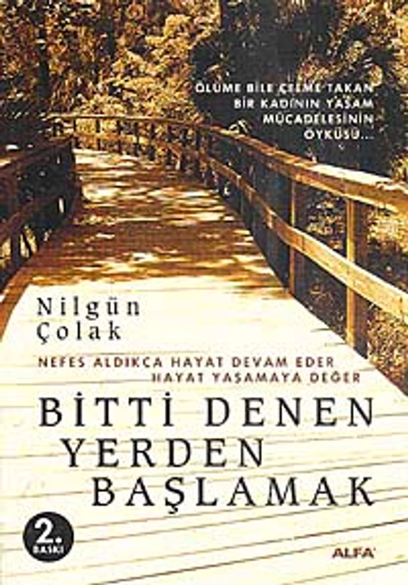 Bitti Denen Yerden Başlamak kitap kapağı