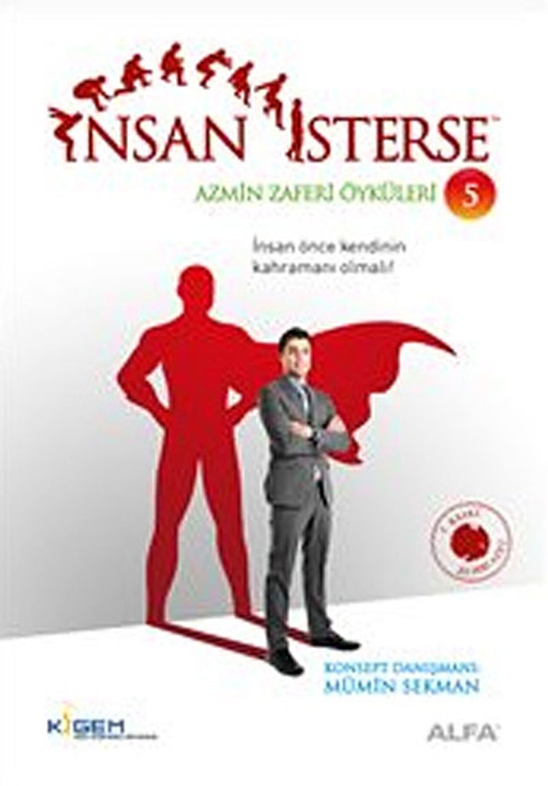 İnsan İsterse / Azmin Zaferi Öyküleri 5. Kitap kitap kapağı
