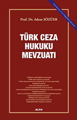 Türk Ceza Hukuku Mevzuatı kitap kapağı