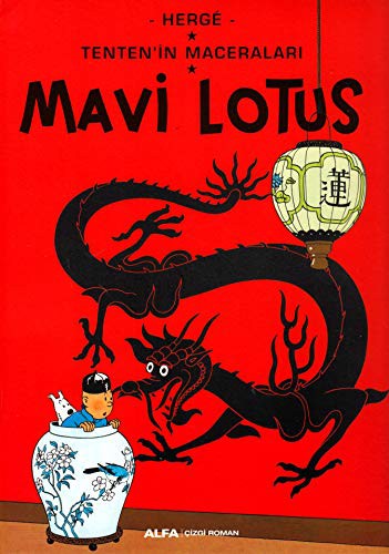 Tenten’in Maceraları / Mavi Lotus kitap kapağı