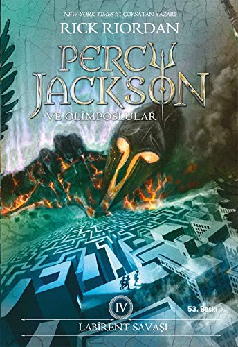 Labirent Savaşı & Percy Jackson ve Olimposlular 4 kitap kapağı