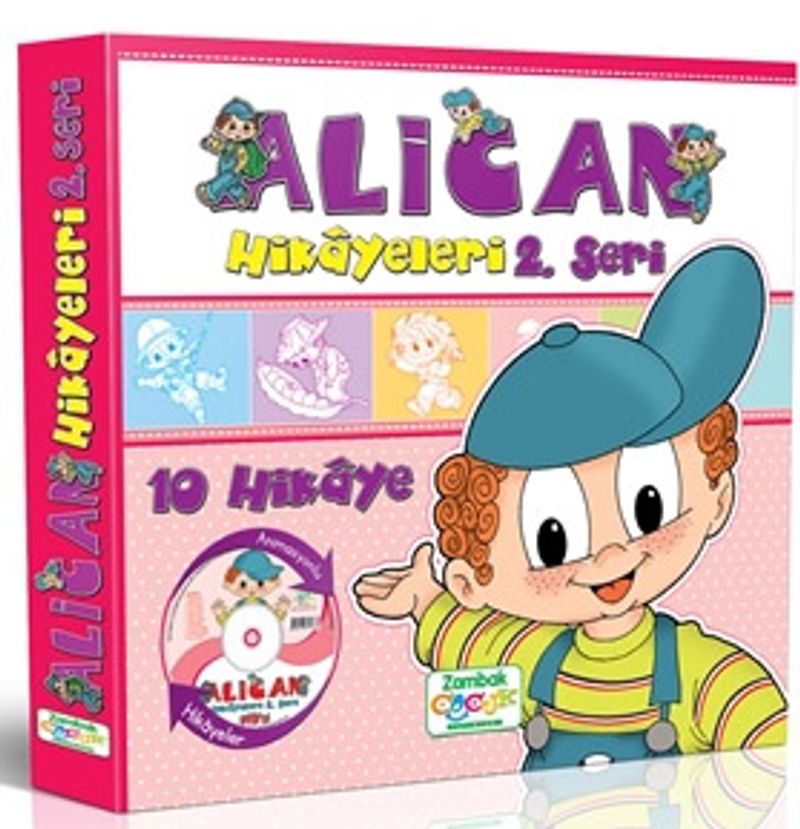 Alican Hikayeleri 2. Seri (10 Kitap+Dvd) kitap kapağı