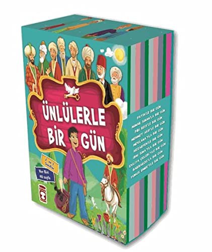 Ünlülerle Bir Gün (10 Kitap) kitap kapağı