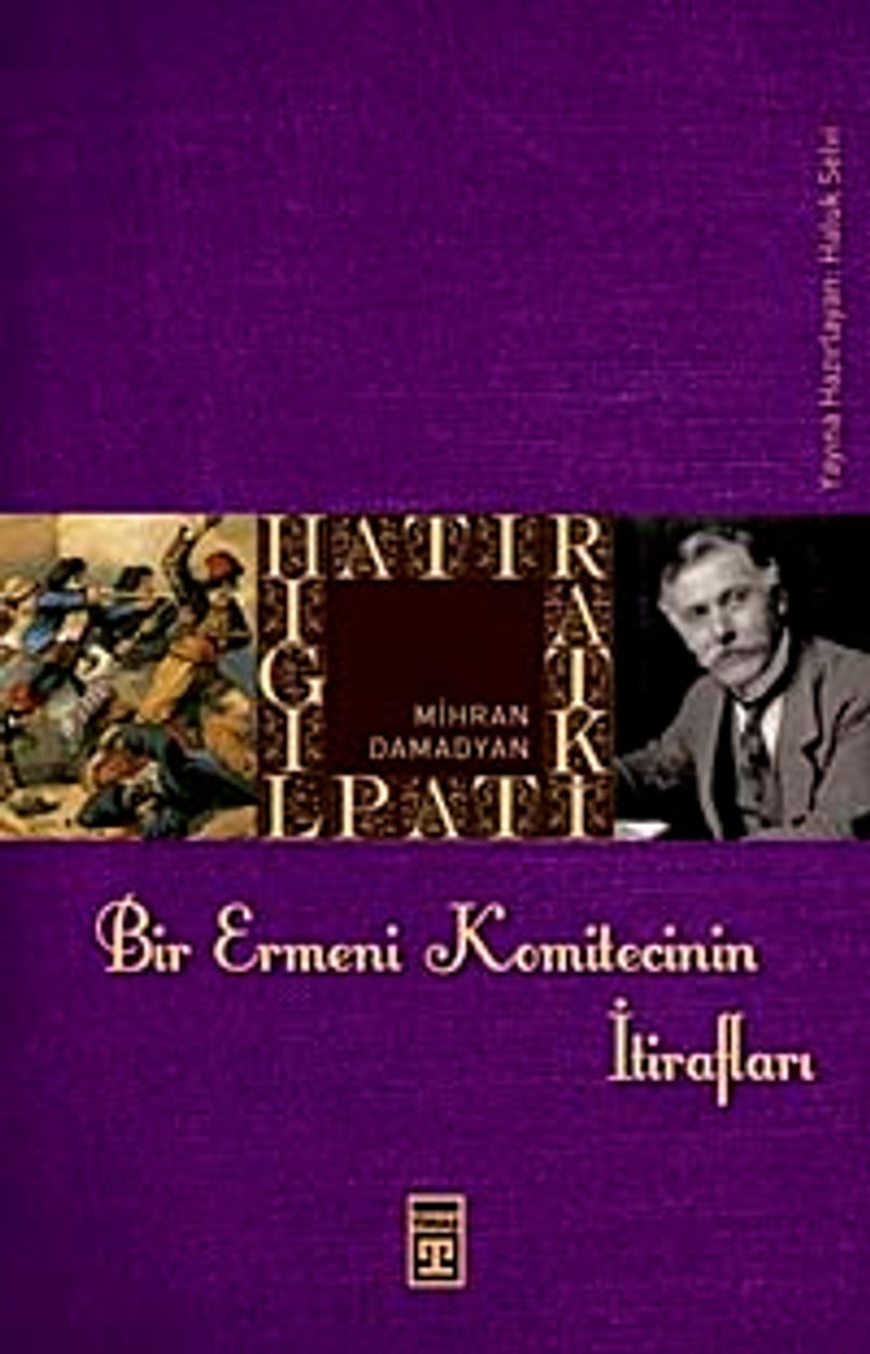 Bir Ermeni Komitecinin İtirafları kitap kapağı