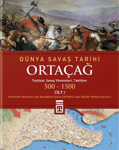 Ortaçağ Dünya Savaş Tarihi (500-1500) Cilt:1 kitap kapağı