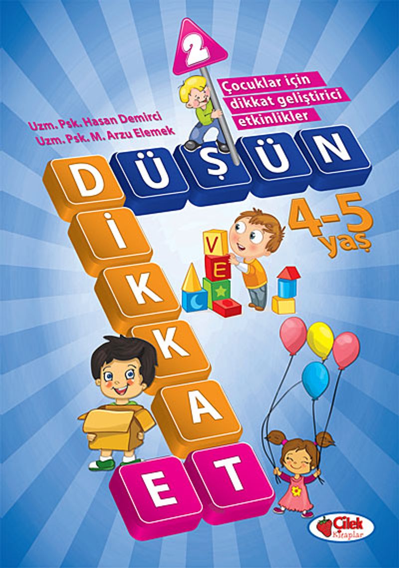 Düşün ve Dikkat Et 4-5 Yaş : 2. Kitap kitap kapağı