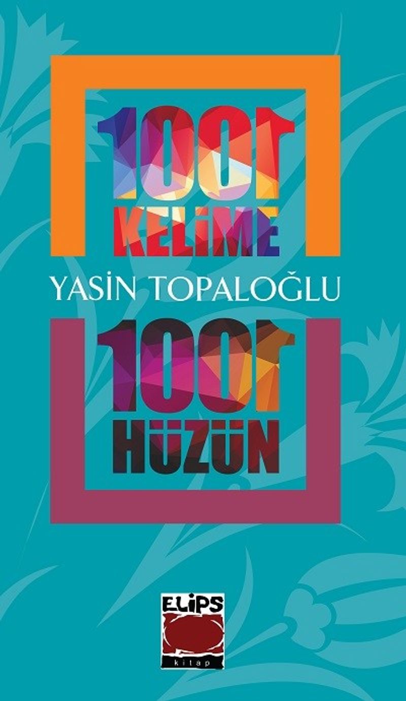 1001 Kelime 1001 Hüzün kitap kapağı