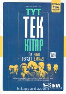 TYT Tek Kitap Tüm Dersler Soru Bankası kitap kapağı