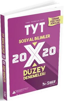 TYT Sosyal Bilimler 20x20 Düzey Denemeleri kitap kapağı