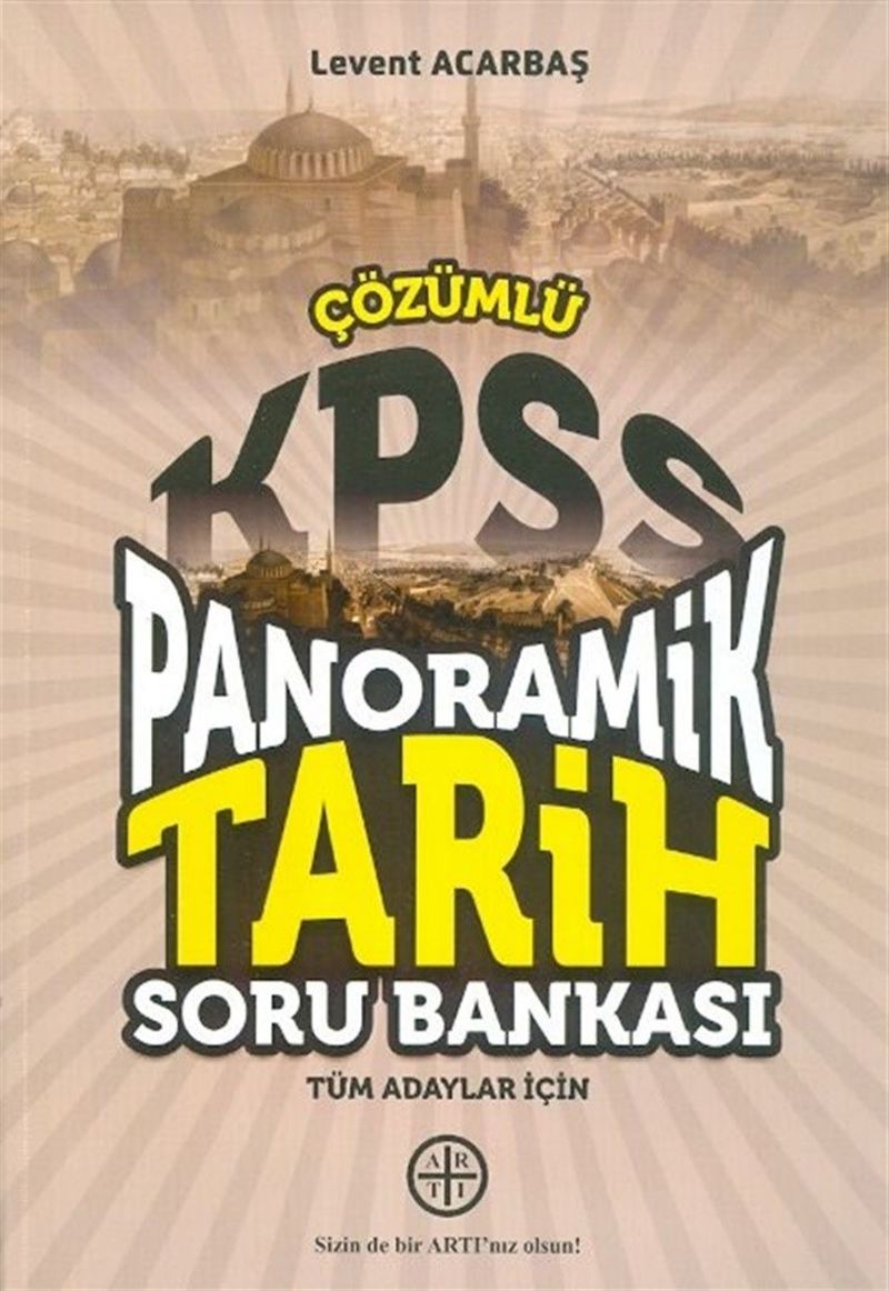 KPSS Tüm Adaylar için Panoramik Tarih Çözümlü Soru Bankası kitap kapağı