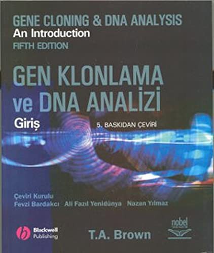 Gen Klonlama ve DNA Analizi: Giriş kitap kapağı