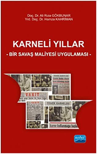 Karneli Yıllar Bir Savaş Maliyesi Uygulaması kitap kapağı