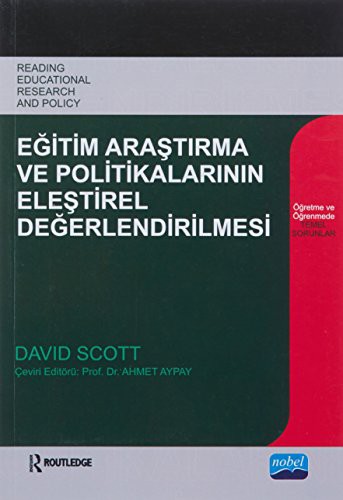 Eğitim Araştırma ve Politikalarının Eleştirel Değerlendirilmesi kitap kapağı