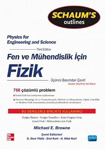Fen ve Mühendisler İçin Fizik - Schaum's kitap kapağı