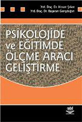 Psikolojide ve Eğitimde Ölçme Aracı Geliştirme kitap kapağı