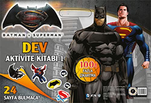 Batman v Superman Dev Aktivite Kitabı 1 kitap kapağı