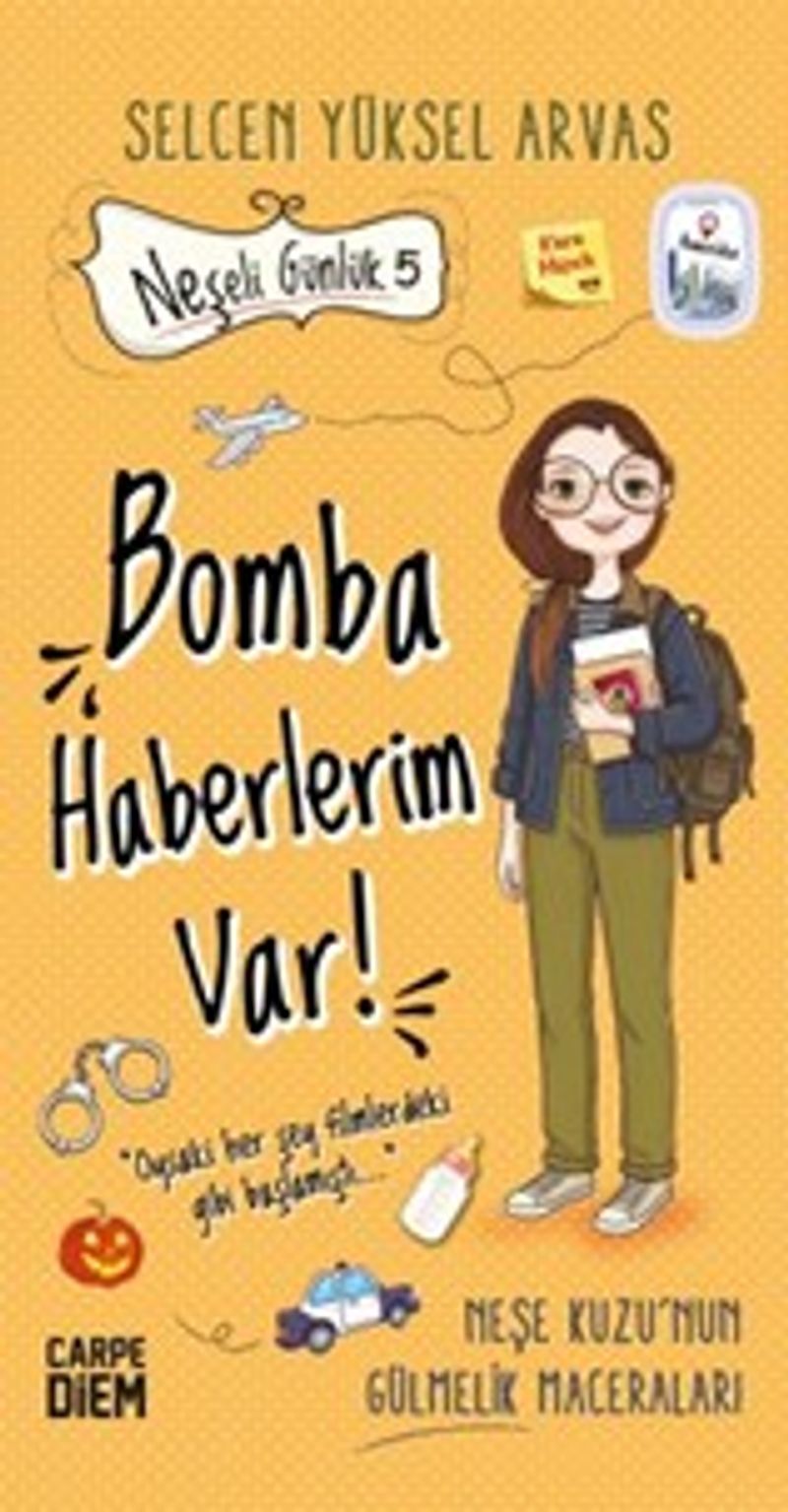 Neşeli Günlük 5 / Bomba Haberlerim Var! kitap kapağı