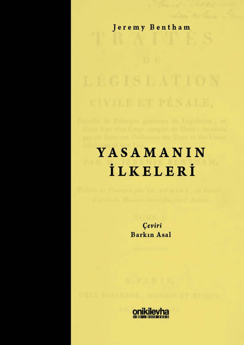 Yasamanın İlkeleri kitap kapağı