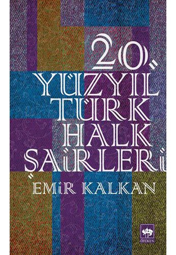 20. Yüzyıl Türk Halk Şairleri kitap kapağı
