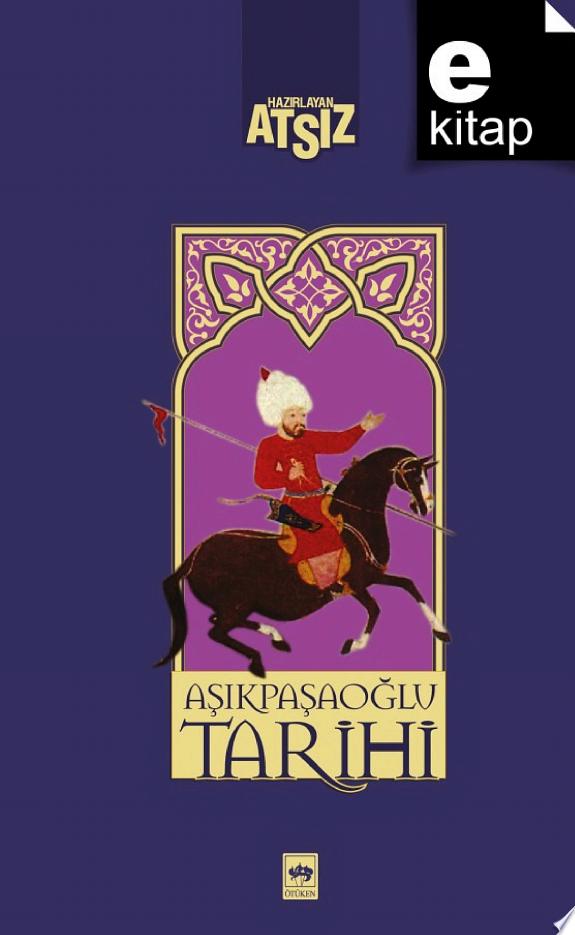 Aşıkpaşaoğlu Tarihi kitap kapağı