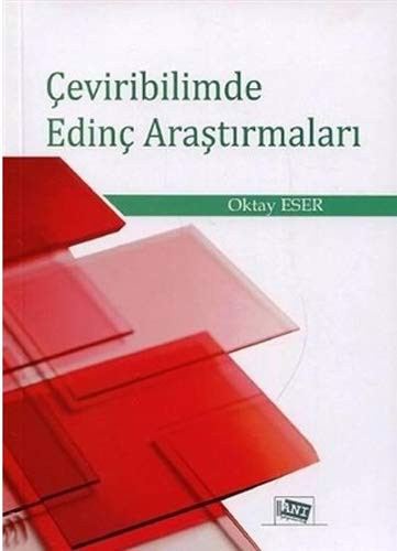 Çeviribilimde Edinç Araştırmaları kitap kapağı