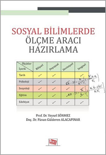 Sosyal Bilimlerde Ölçme Aracı Hazırlama kitap kapağı