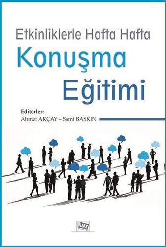 Etkinliklerle Hafta Hafta Konuşma Eğitimi kitap kapağı