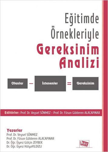 Eğitimde Örnekleriyle Gereksinim Analizi kitap kapağı