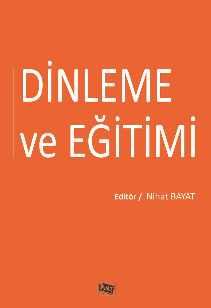 Dinleme ve Eğitimi kitap kapağı