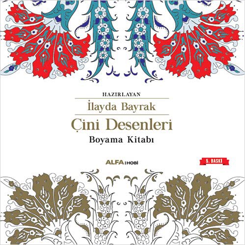 Çini Desenleri Boyama Kitabı kitap kapağı