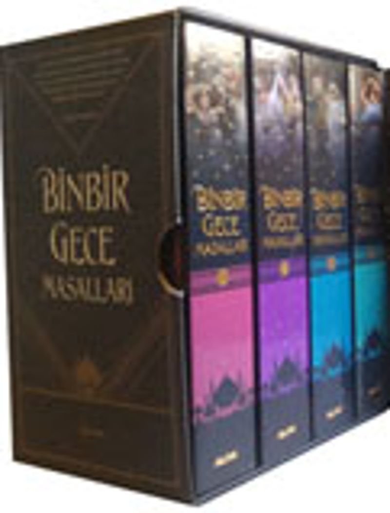 Binbir Gece Masalları (4 Kitap Birarada Kutulu) kitap kapağı