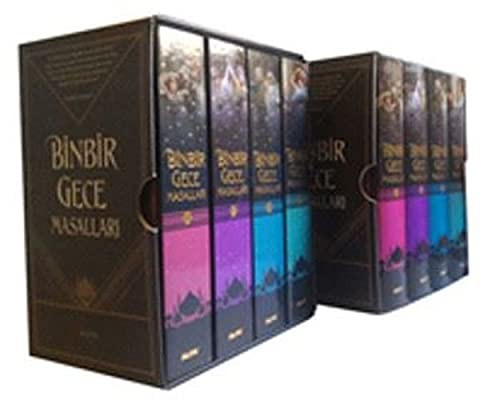 Binbir Gece Masalları (4 Kitap Birarada Kutulu+Ciltli) kitap kapağı
