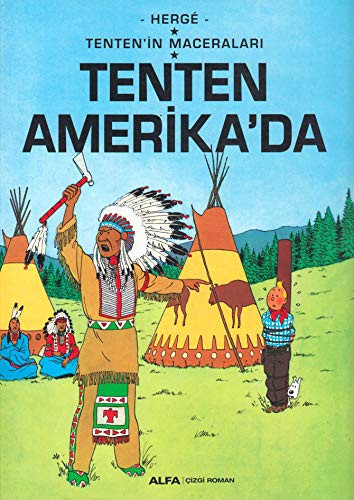 Tenten Amerika’da kitap kapağı