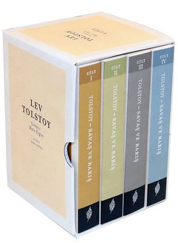 Savaş ve Barış (4 Cilt Takım-Kutulu) kitap kapağı