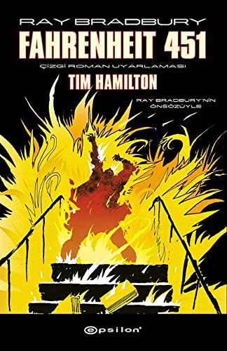 Fahrenheit 451 Cizgi Roman Uyarlamasi kitap kapağı