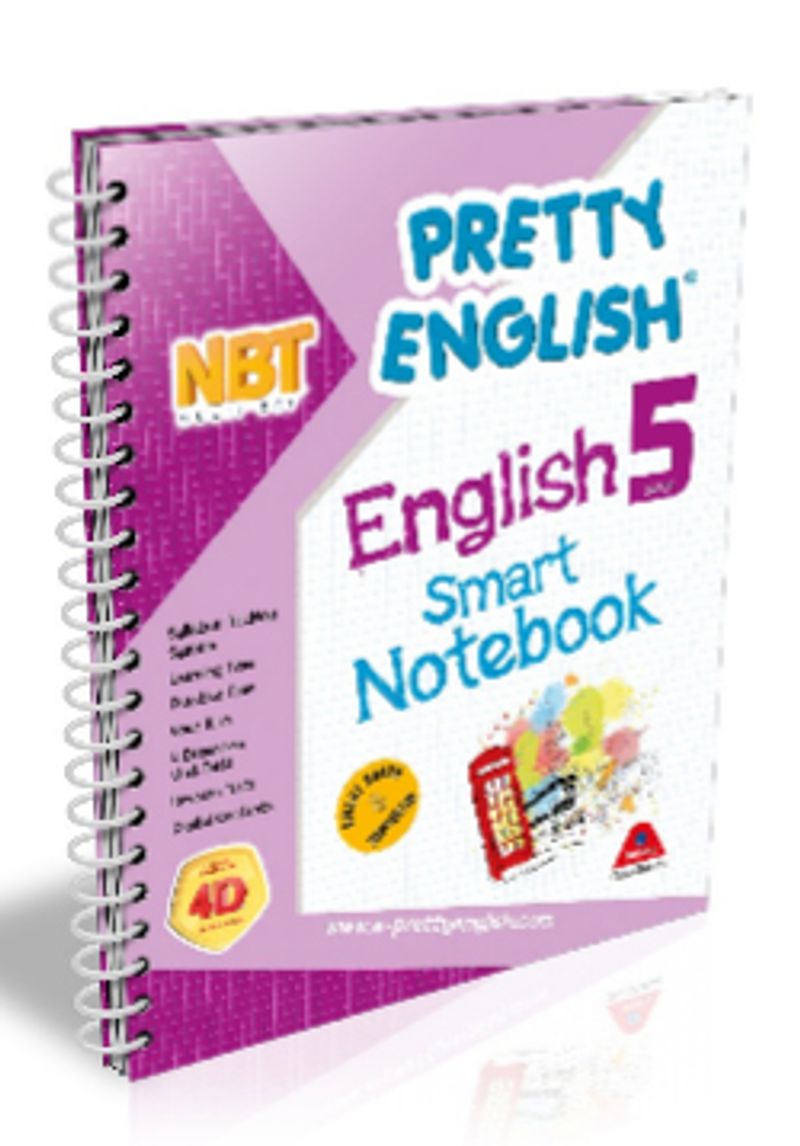 Pretty English 4D Smart Notebook 5 kitap kapağı