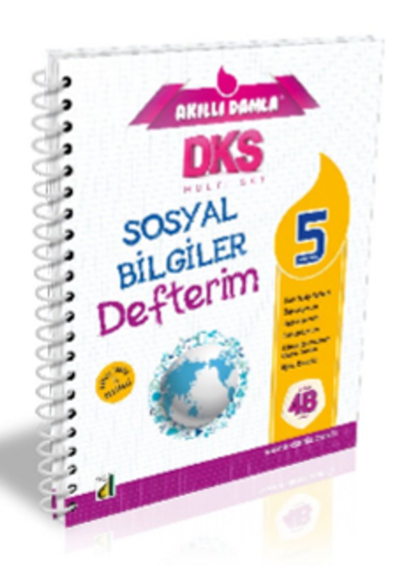 Akıllı Damla DKS Sosyal Bilgiler Defterim (5. Sınıf) kitap kapağı