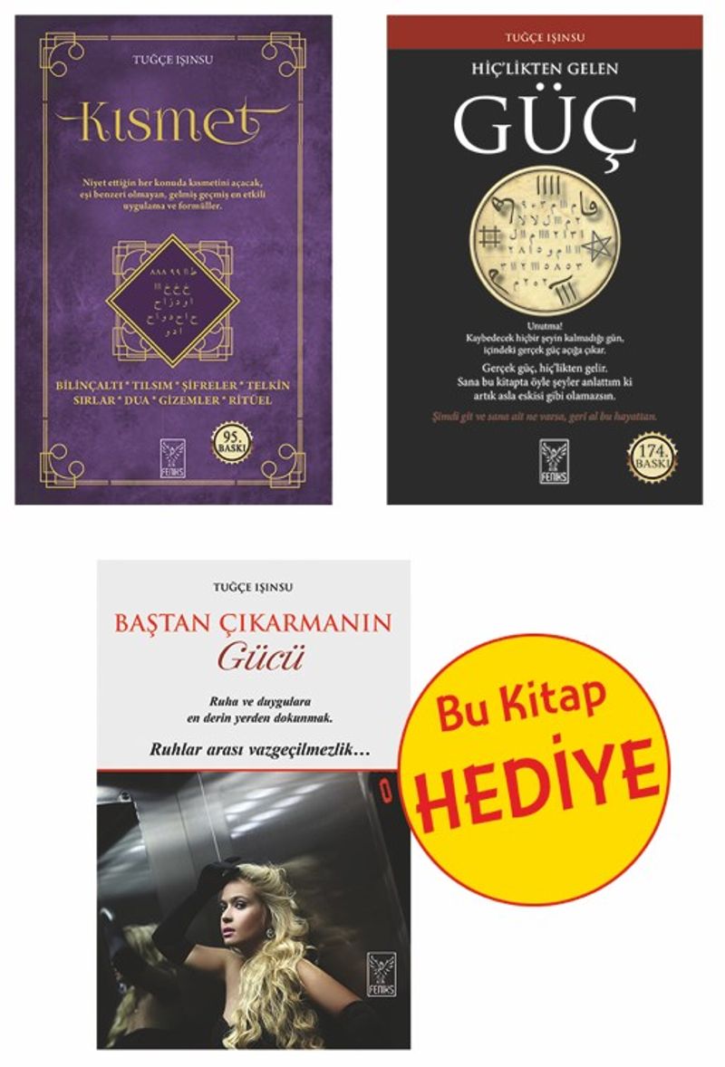 Kısmet-Hiç'likten Gelen Güç (2 Kitap) (Baştan Çıkarmanın Gücü-Hediye) kitap kapağı